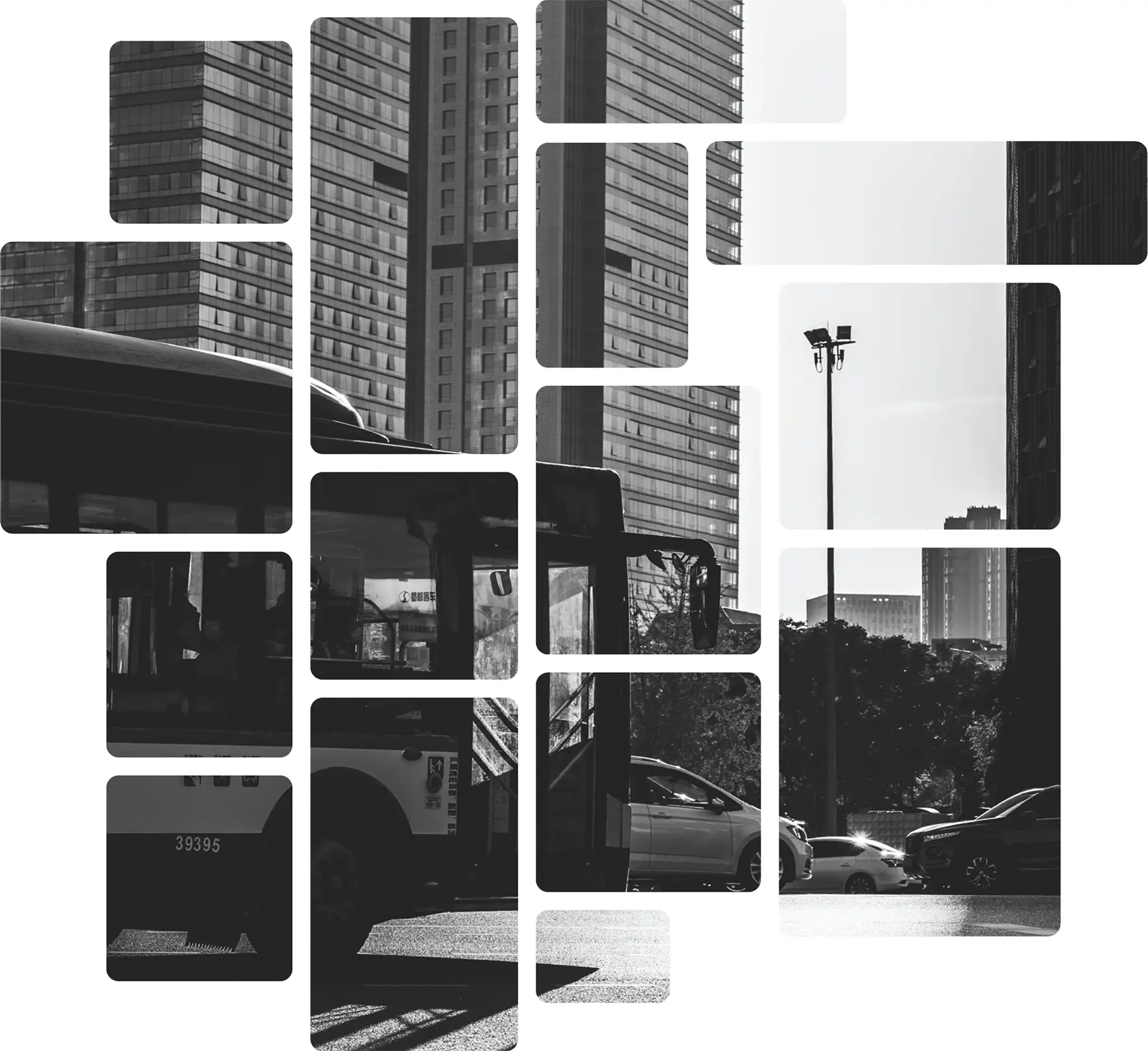 Stație modernă de transport public urban